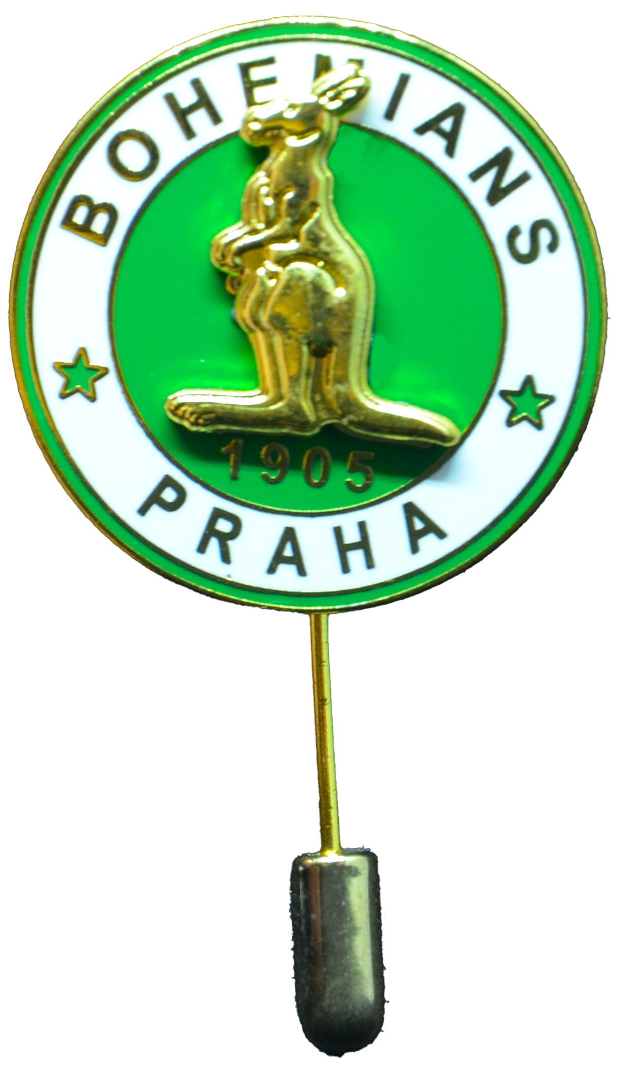 5606-odznak jehla 3d klokan bily kruh bohemians